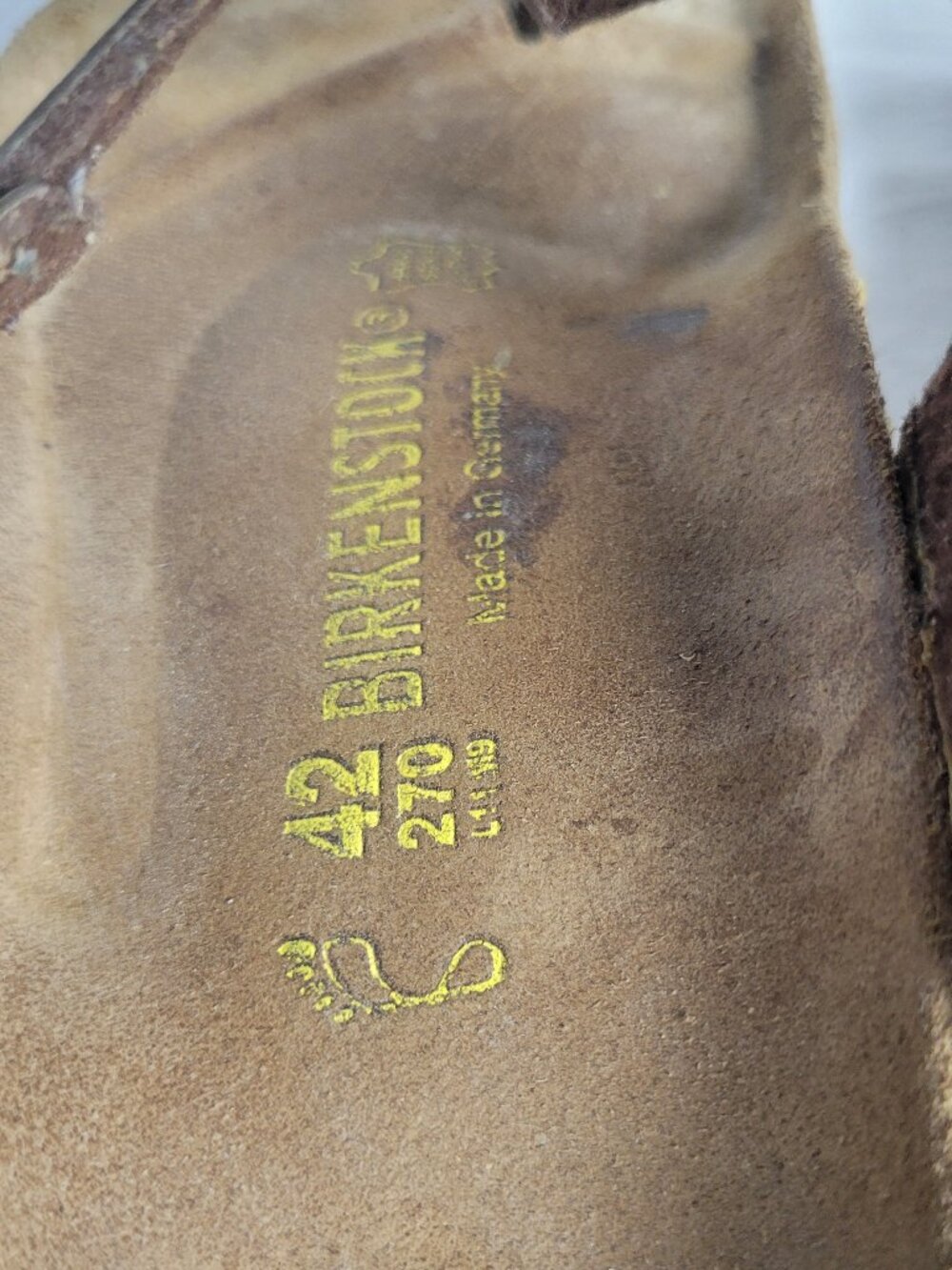 Birkenstock Gizeh Metallic Bronze Birko Flor Sandals Men's 9-9.5 EU 42 - Picture 12 of 13